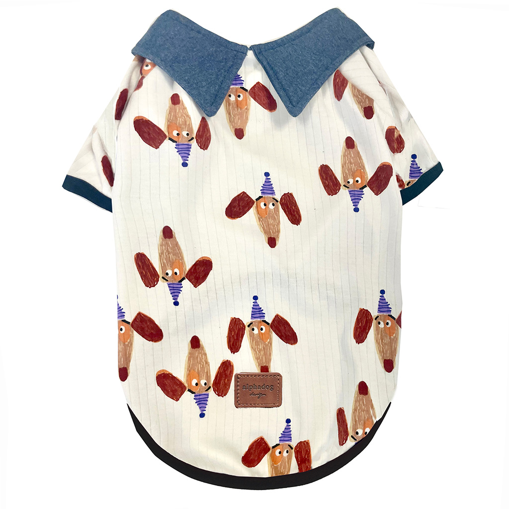 Alphadog Partypup Köpek Tişörtü 5 Beden - [XLarge] (13-18 KG)