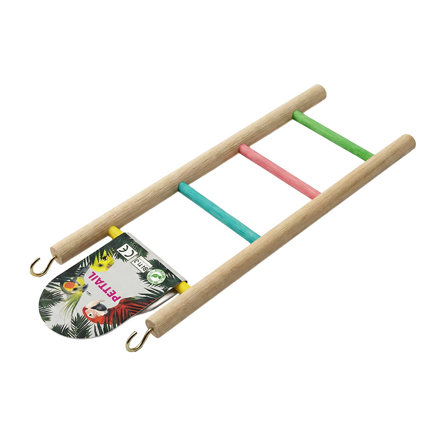 Teng 4 Basamaklı Merdiven Kuş Oyuncağı 20x7.5 cm