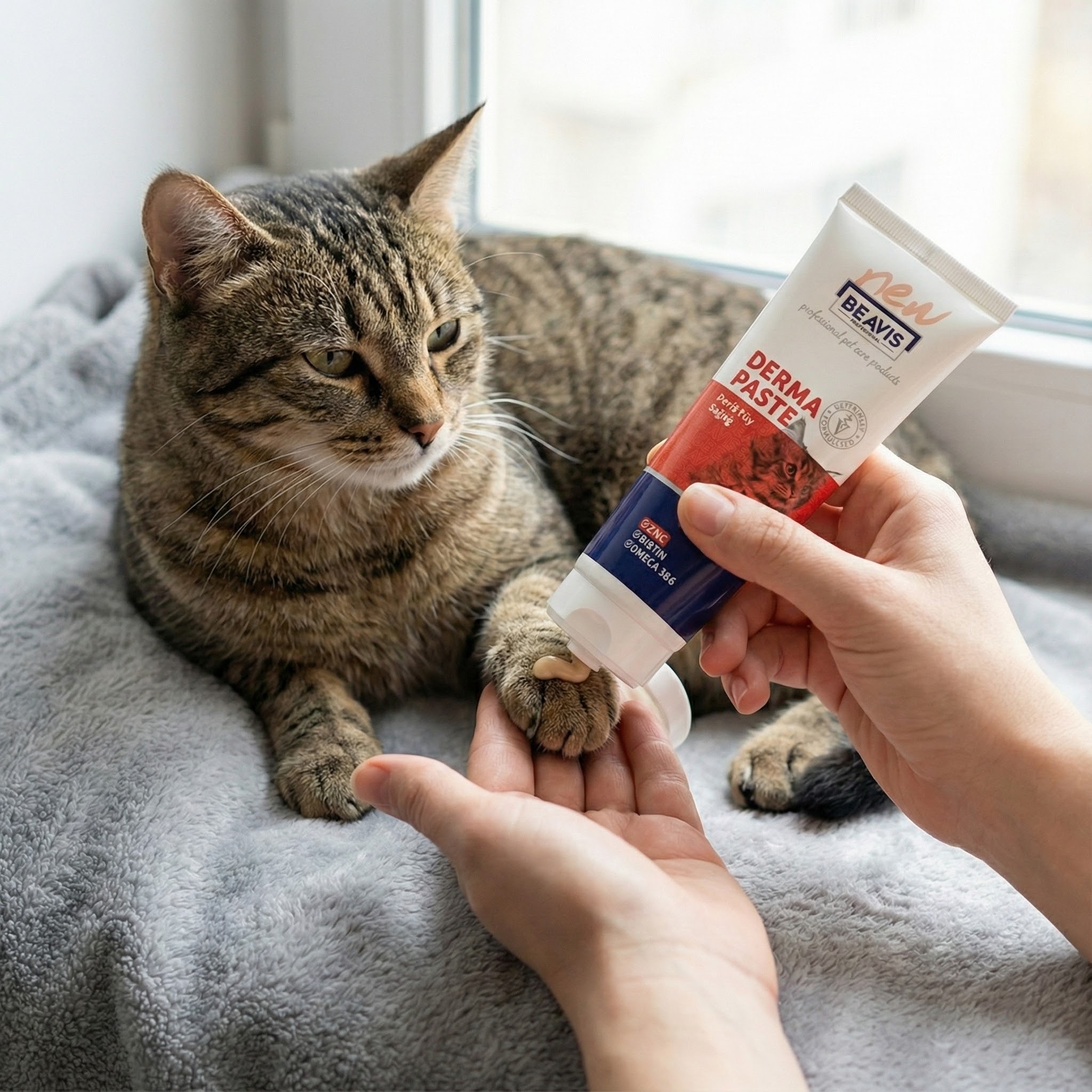 Beavis Derma Paste Kediler için Deri & Tüy Sağlığını Destekleyen Macun 85 ml