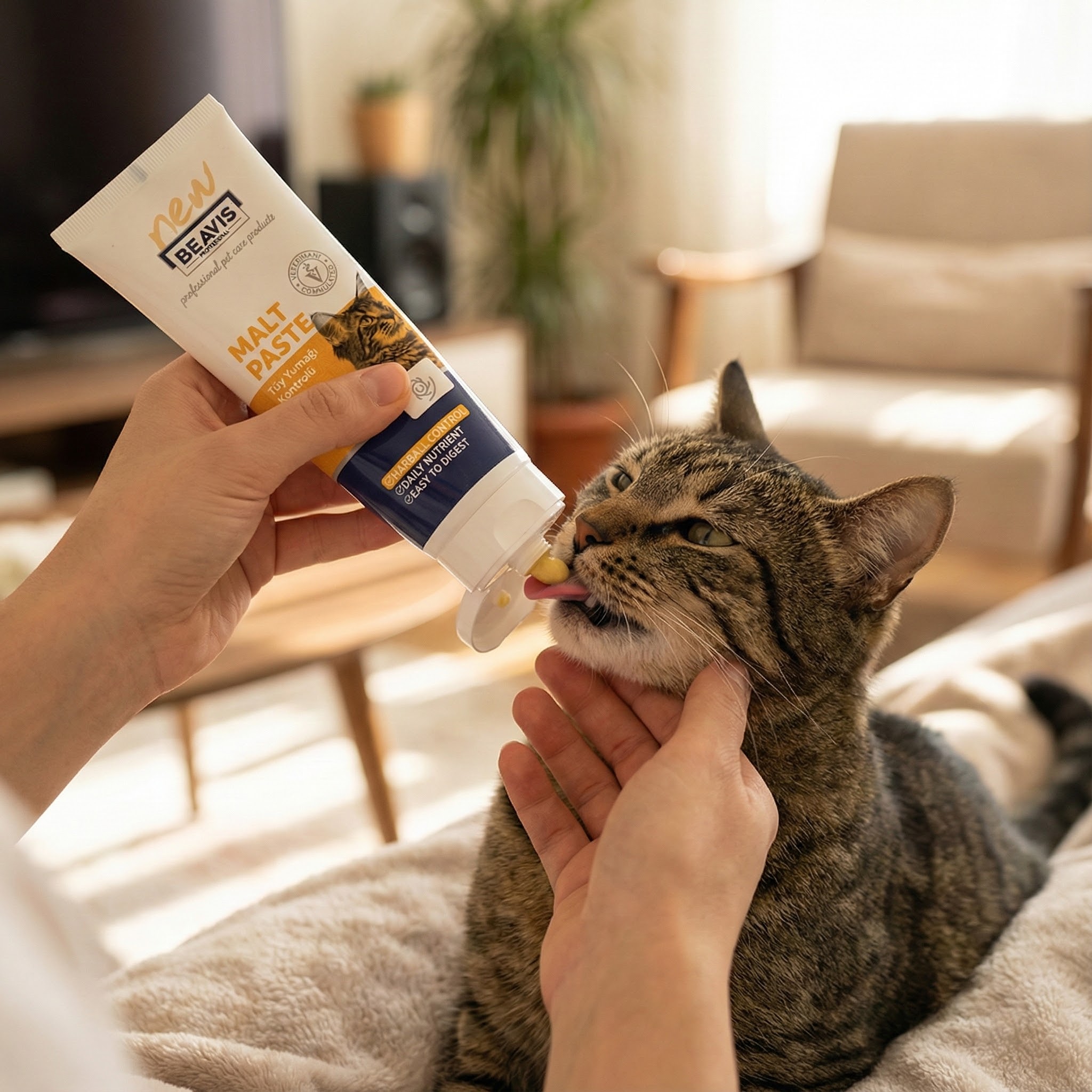 Beavis Malt Paste Tüy Yumağı Önleyici Kedi Maltı 85 ml