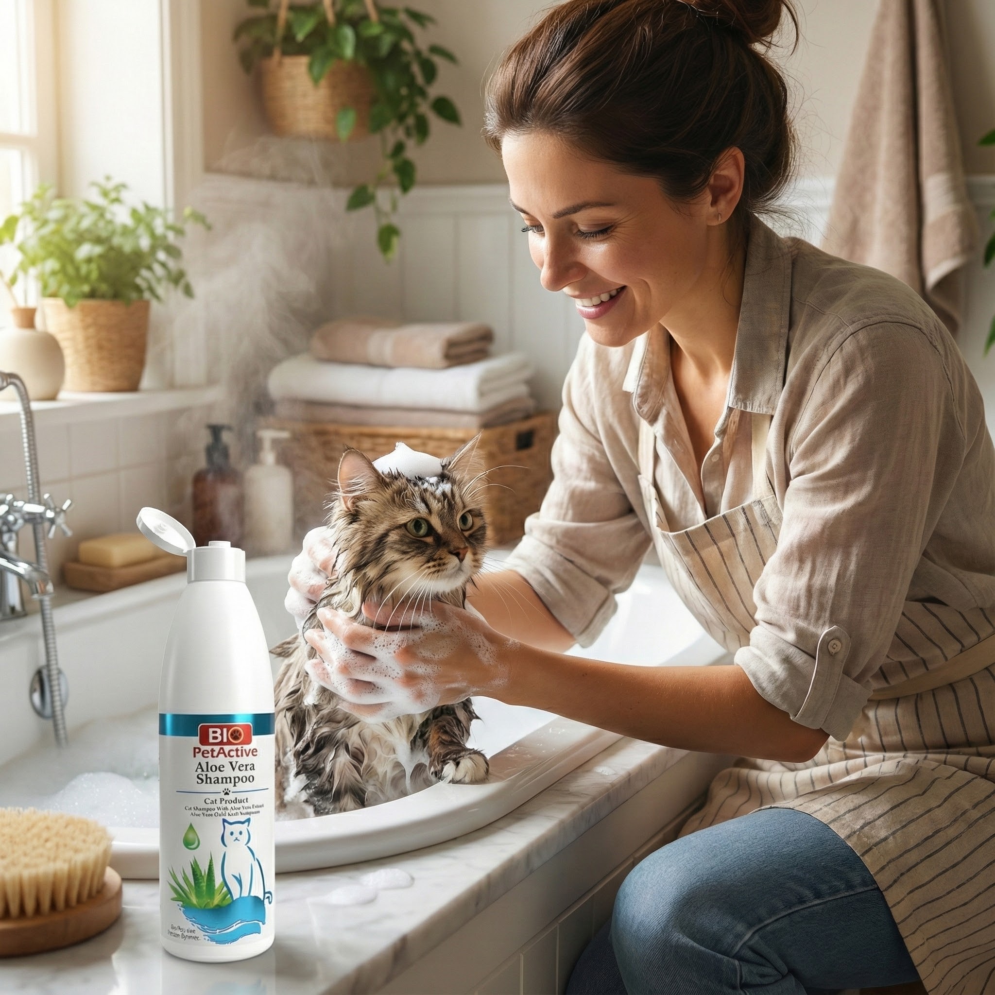 Bio PetActive Aloe Vera Özlü Kedi Şampuanı 250 ml
