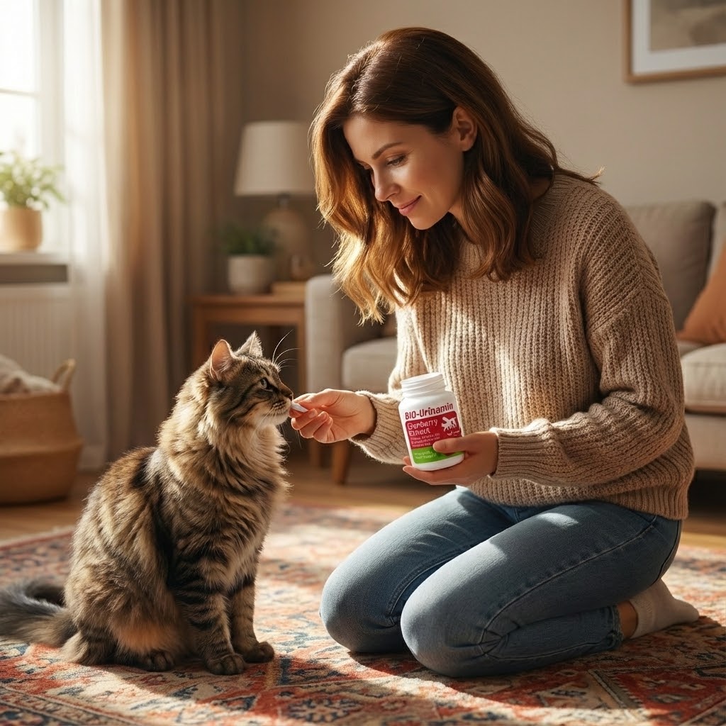 Bio Petactive Bio - Urinamin Kedi ve Köpek İdrar Yolu Sağlığı Tablet (40 Tablet)