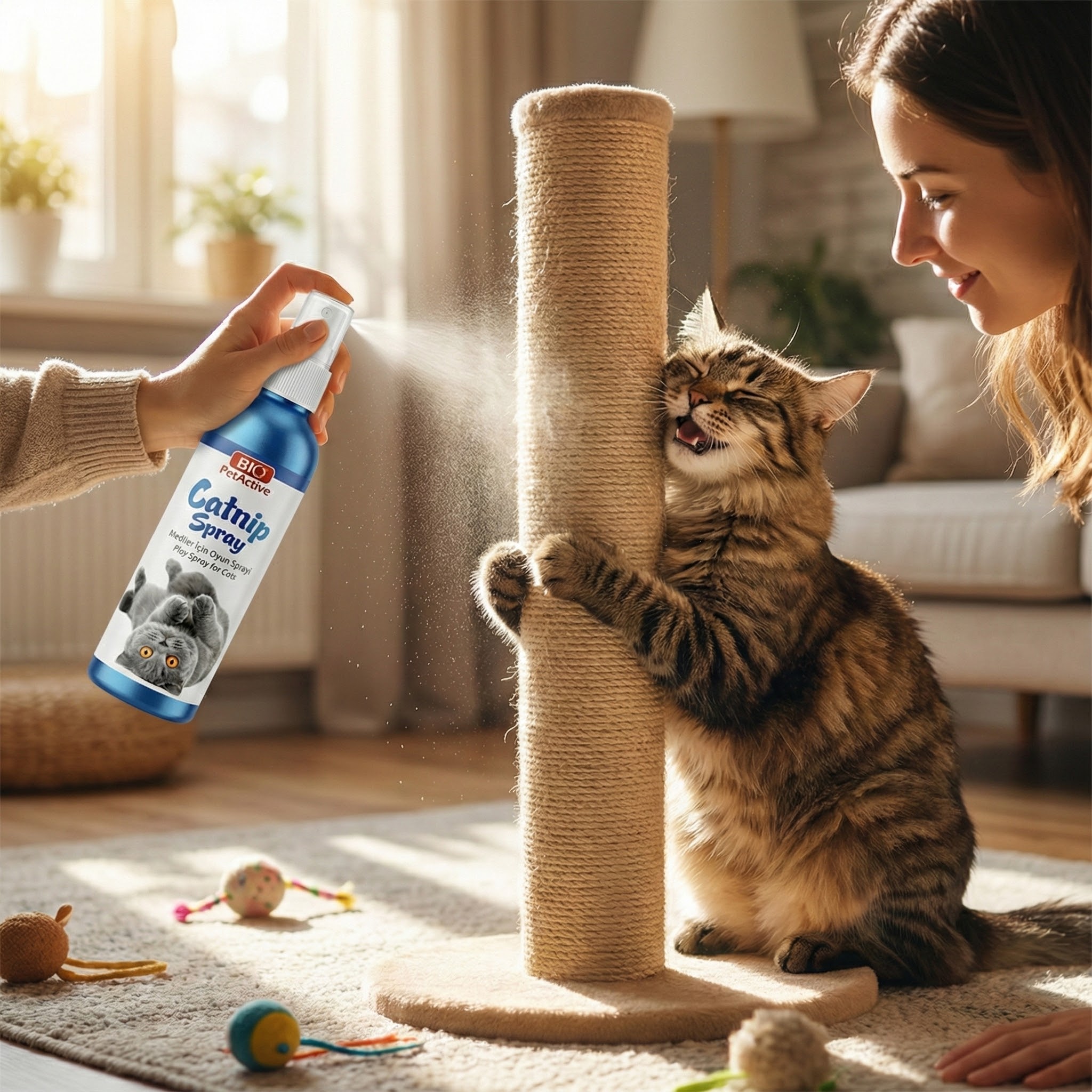 Bio PetActive Catnip Oyun Spreyi 100 ml