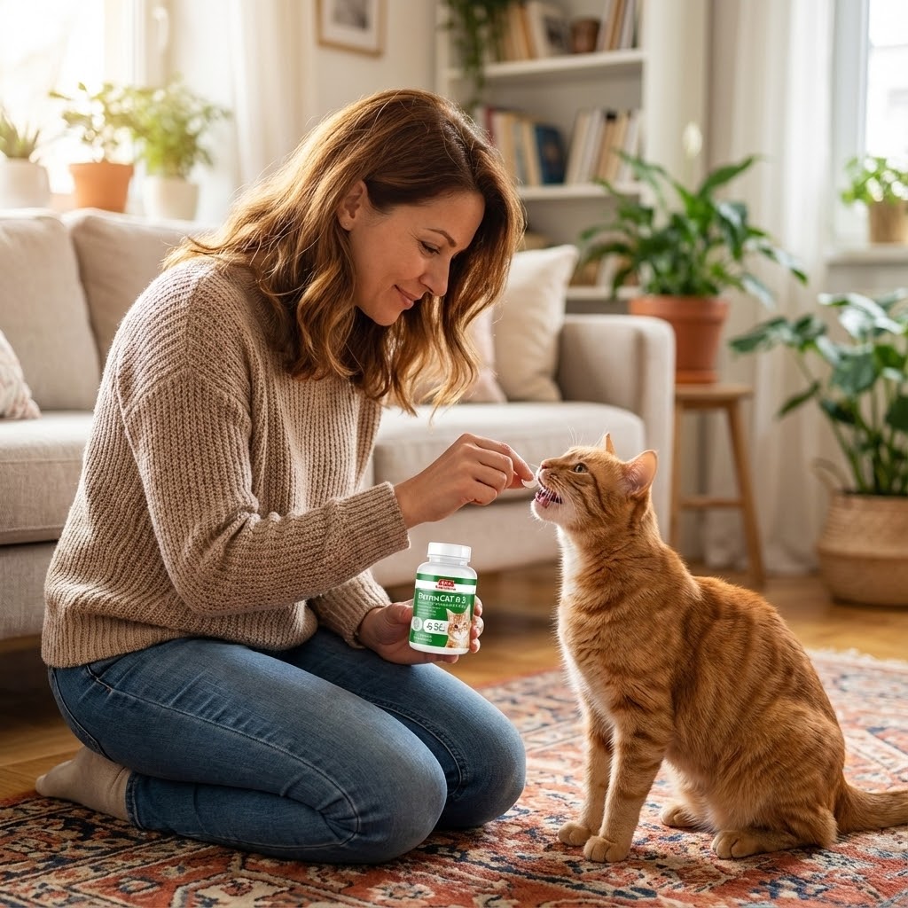 Bio Petactive Derma Kediler için Sarımsaklı Maya Tableti 75gr