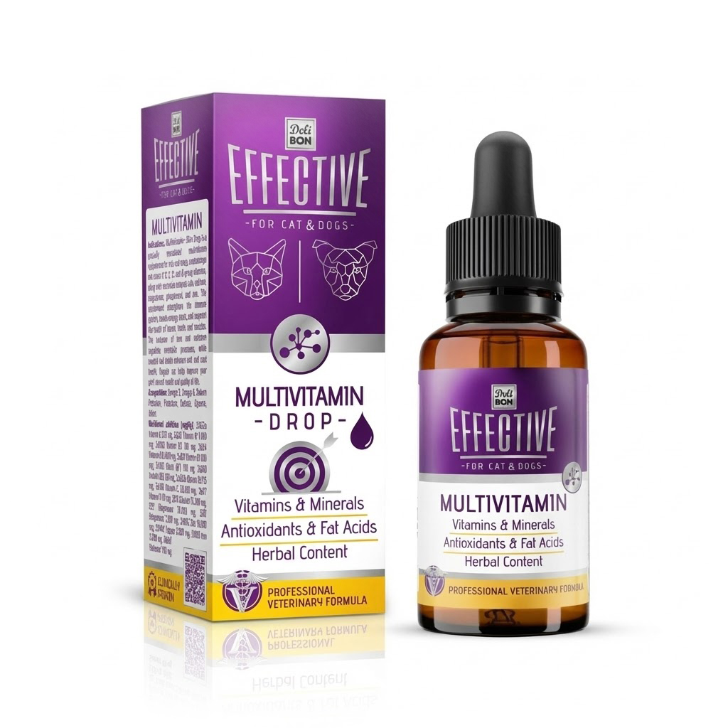 Delibon Effective Kedi Ve Köpek Takviye Multivitamin 50 ml