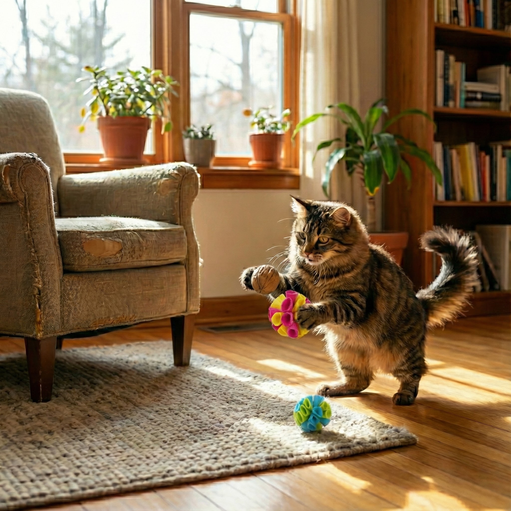 Eastland Buket Şeklinde Kedi Oyuncağı 5,5cm