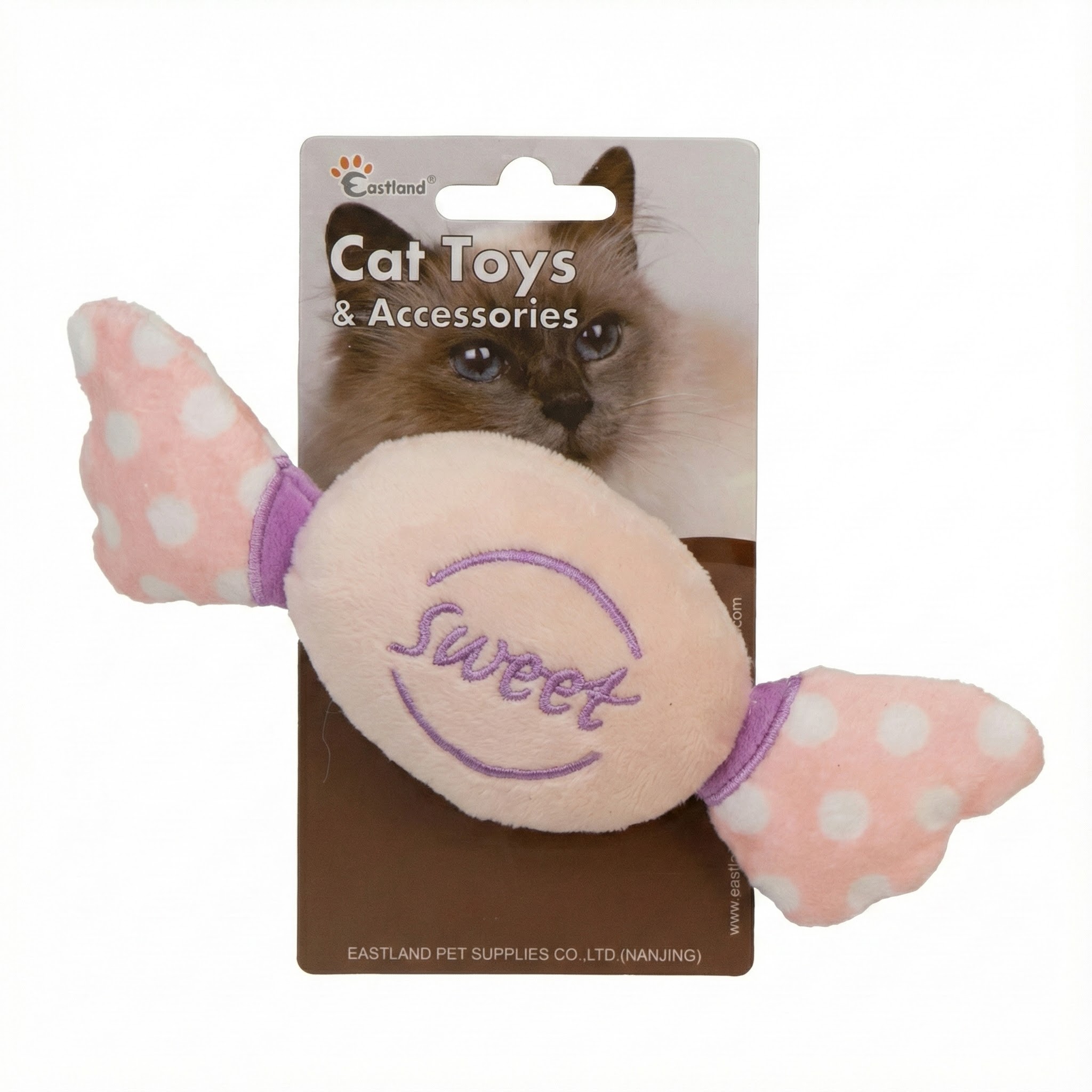 Eastland Catnipli Öten Peluş Şekerleme Kedi Oyuncağı 18,5cm