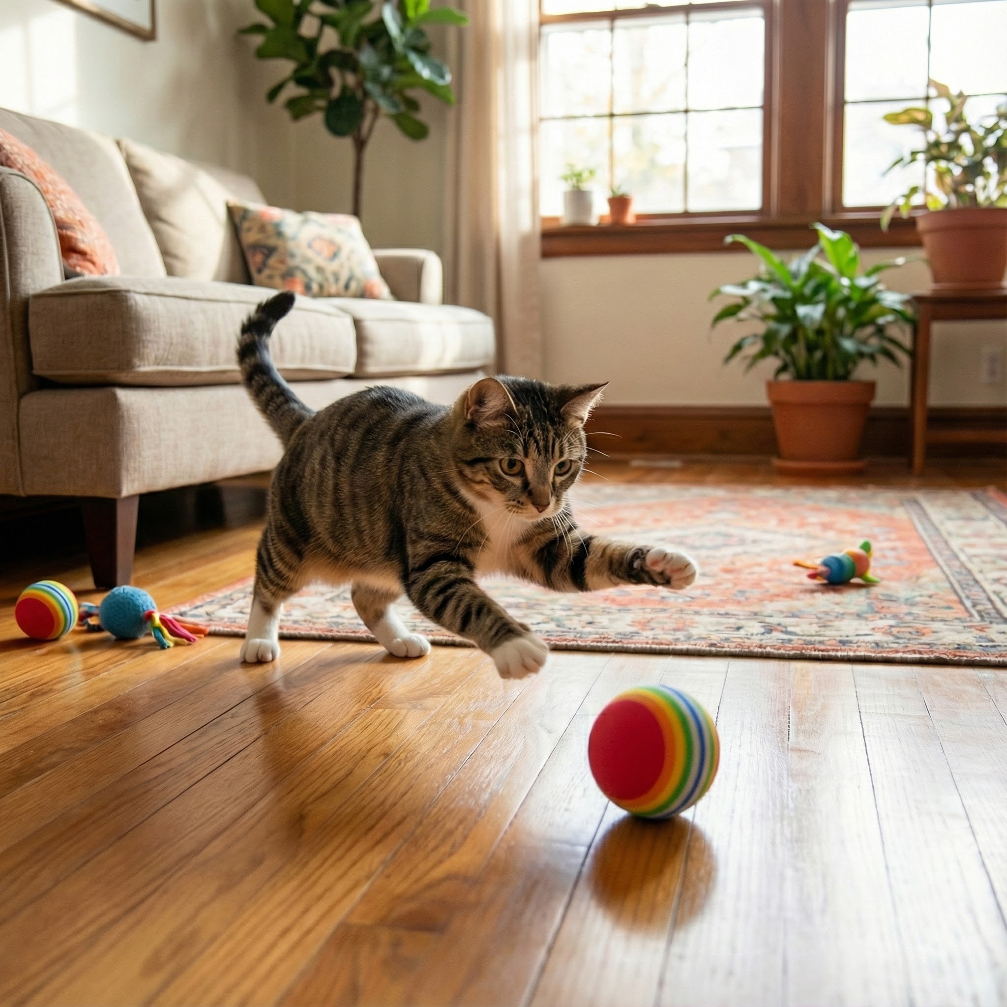 Eastland Sünger Top Kedi Oyuncağı
