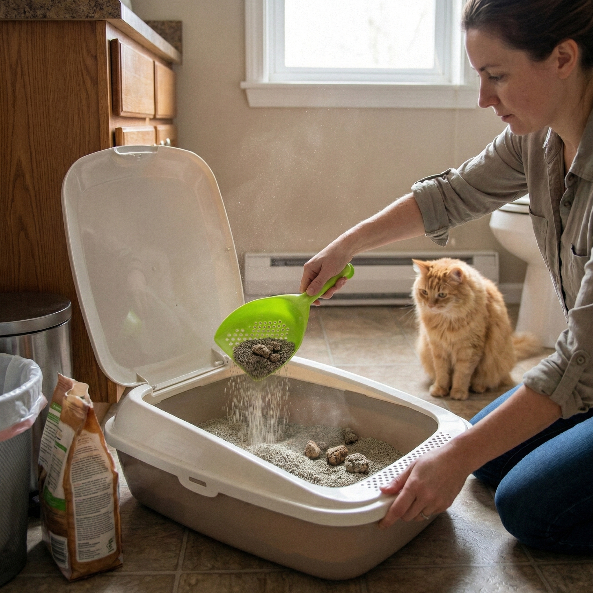 Kardelen Kedi Kumu Küreği Jumbo (Karışık Renklerde)