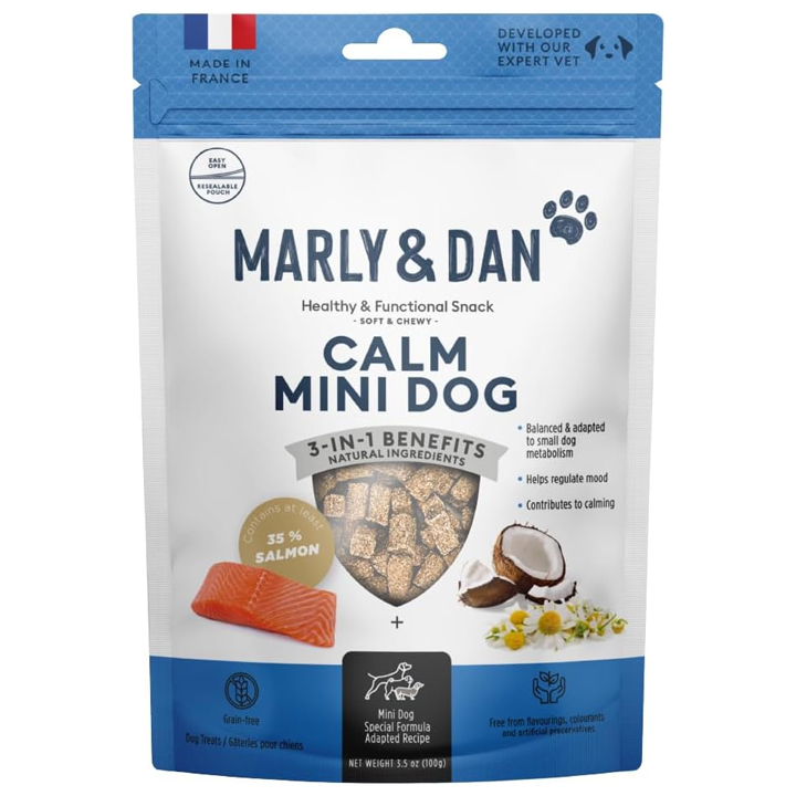 Marly & Dan Soft & Chewy Calmness Rahatlatıcı Küçük Irk Köpek Ödülü - 50gr