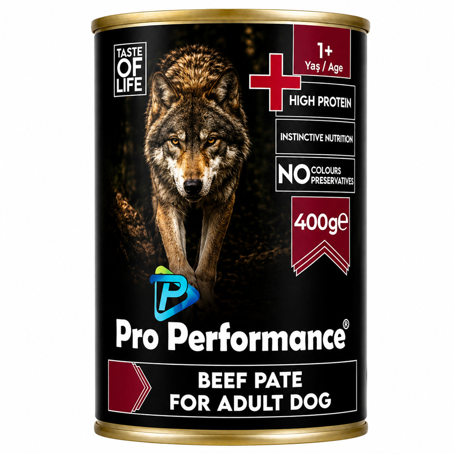 Pro Performance Pate Biftekli Ezme Yetişkin Köpek Konservesi 400gr