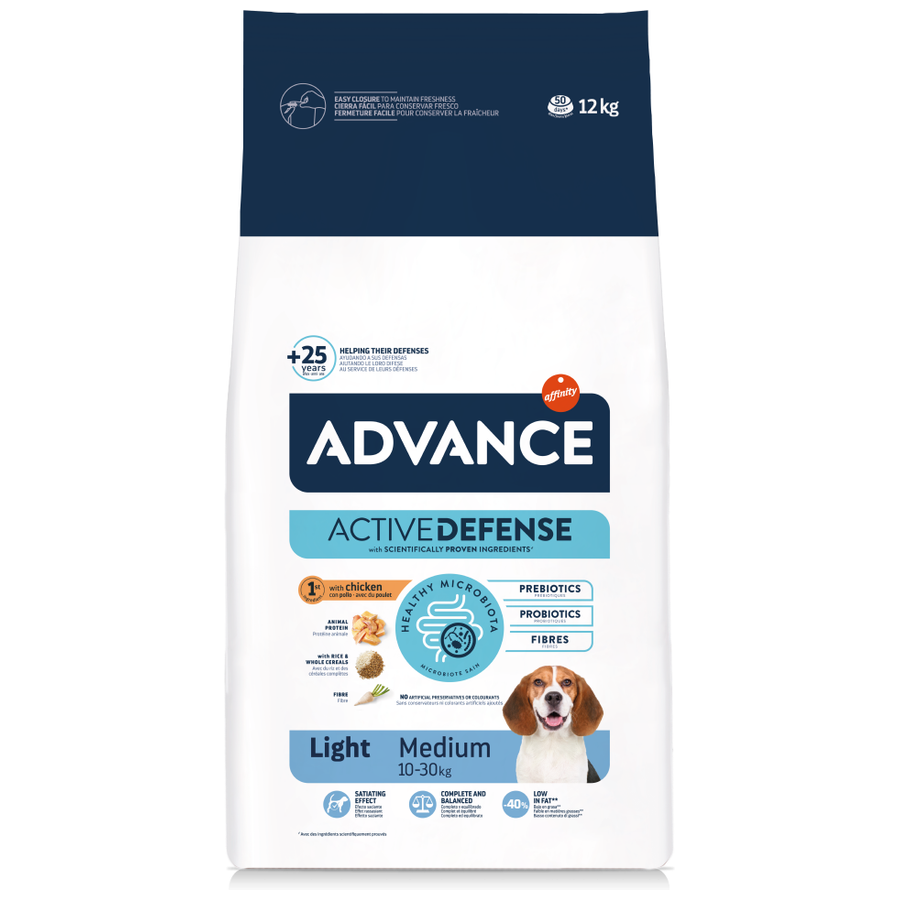 Advance Adult Medium Light Tavuklu 12 Kg Orta Irk Köpek Maması