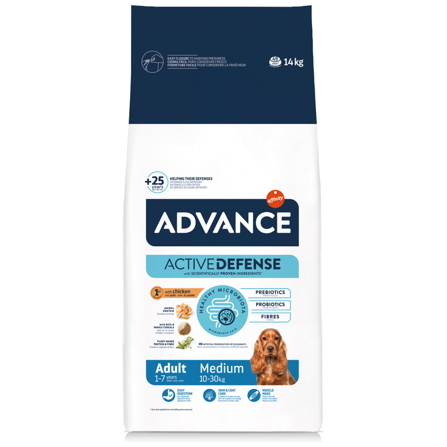 Advance Adult Medium Tavuklu 14 Kg Orta Irk Yetişkin Köpek Maması