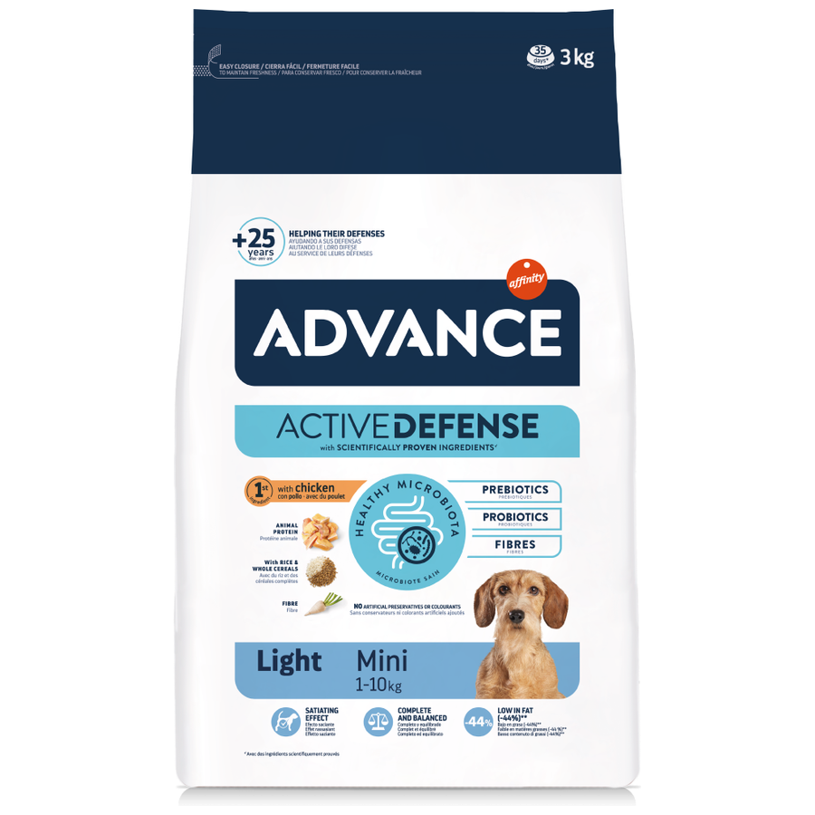 Advance Adult Mini Light Tavuklu 3 Kg Küçük Irk Köpek Maması