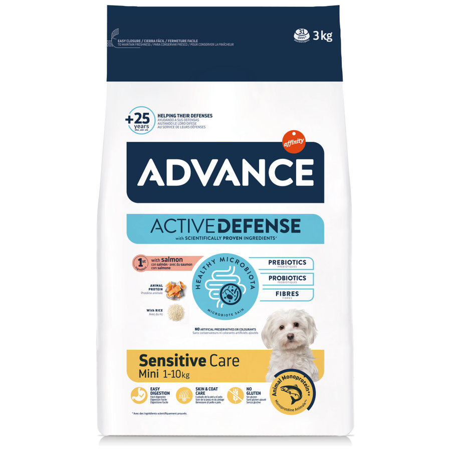 Advance Mini Sensitive Somonlu 3 Kg Küçük Irk Yetişkin Köpek Maması