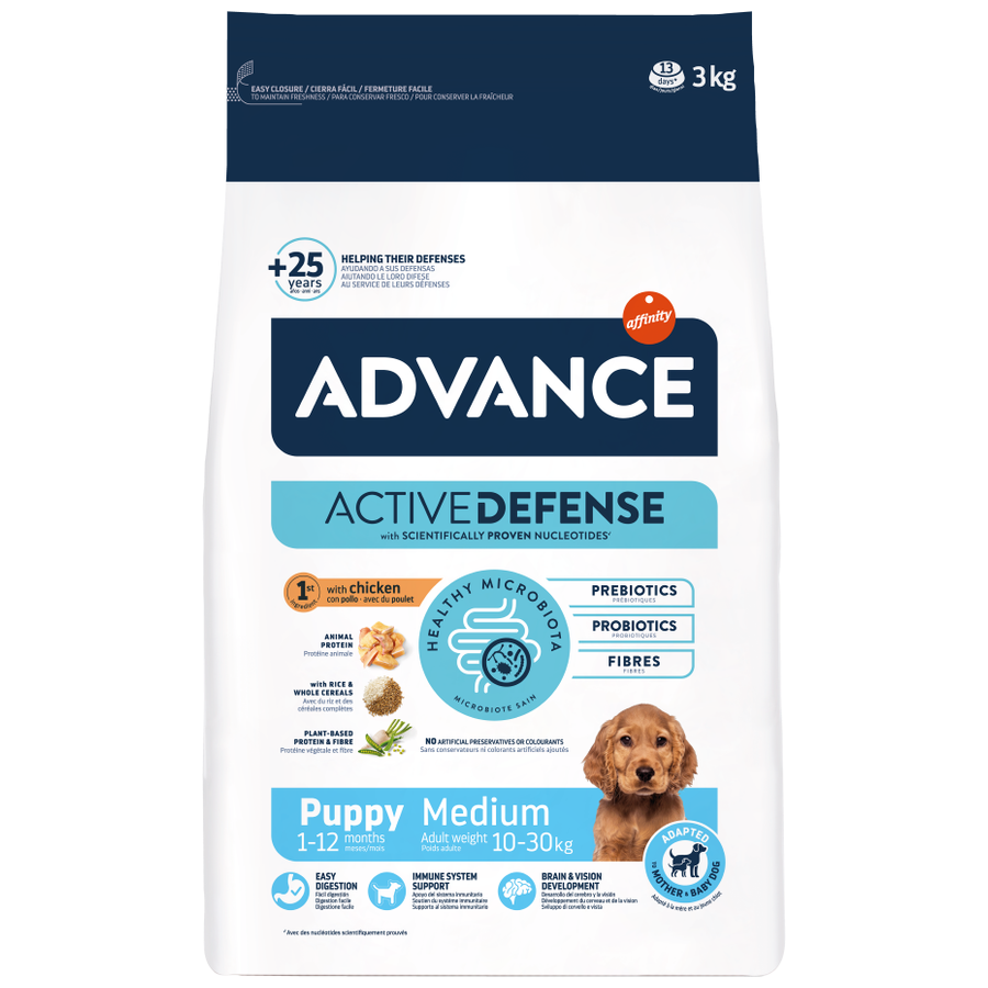 Advance Puppy Medium Tavuklu 3 Kg Orta Irk Yavru Köpek Maması