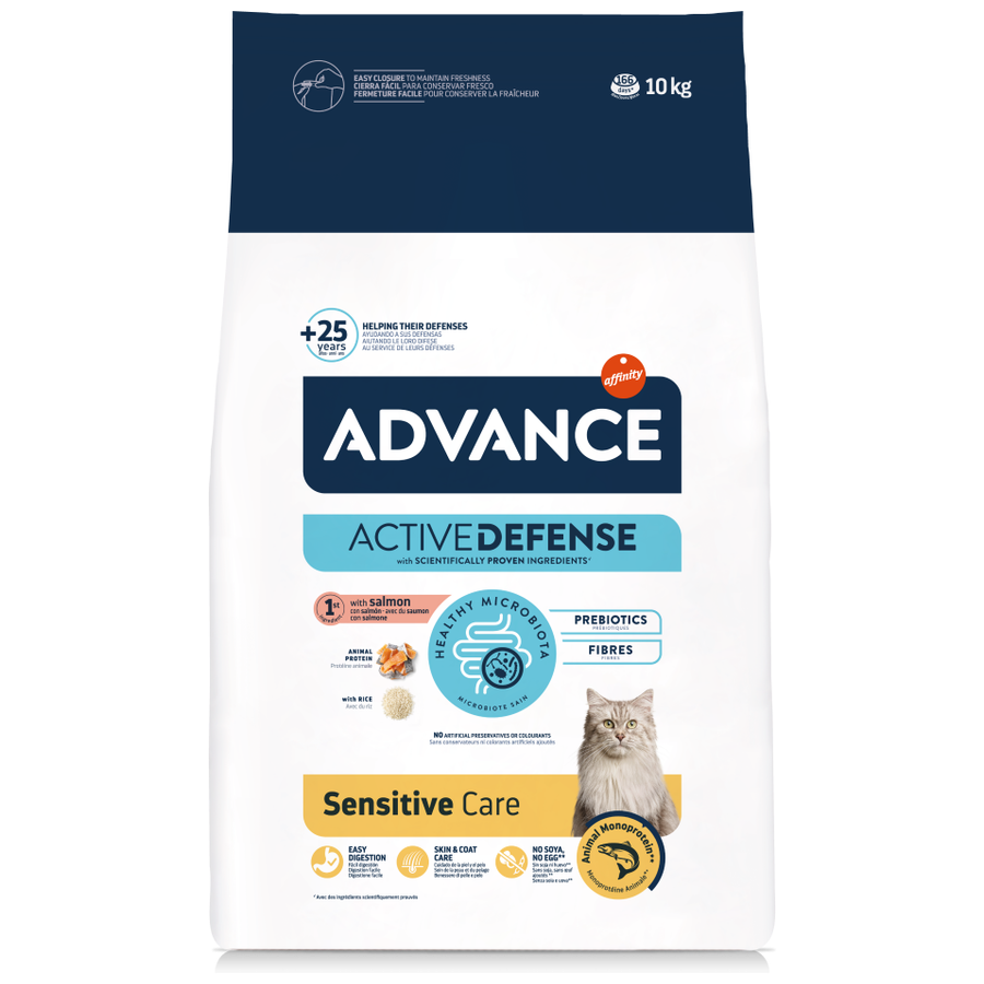 Advance Sensitive Care Somonlu 10 Kg Yetişkin Kedi Maması