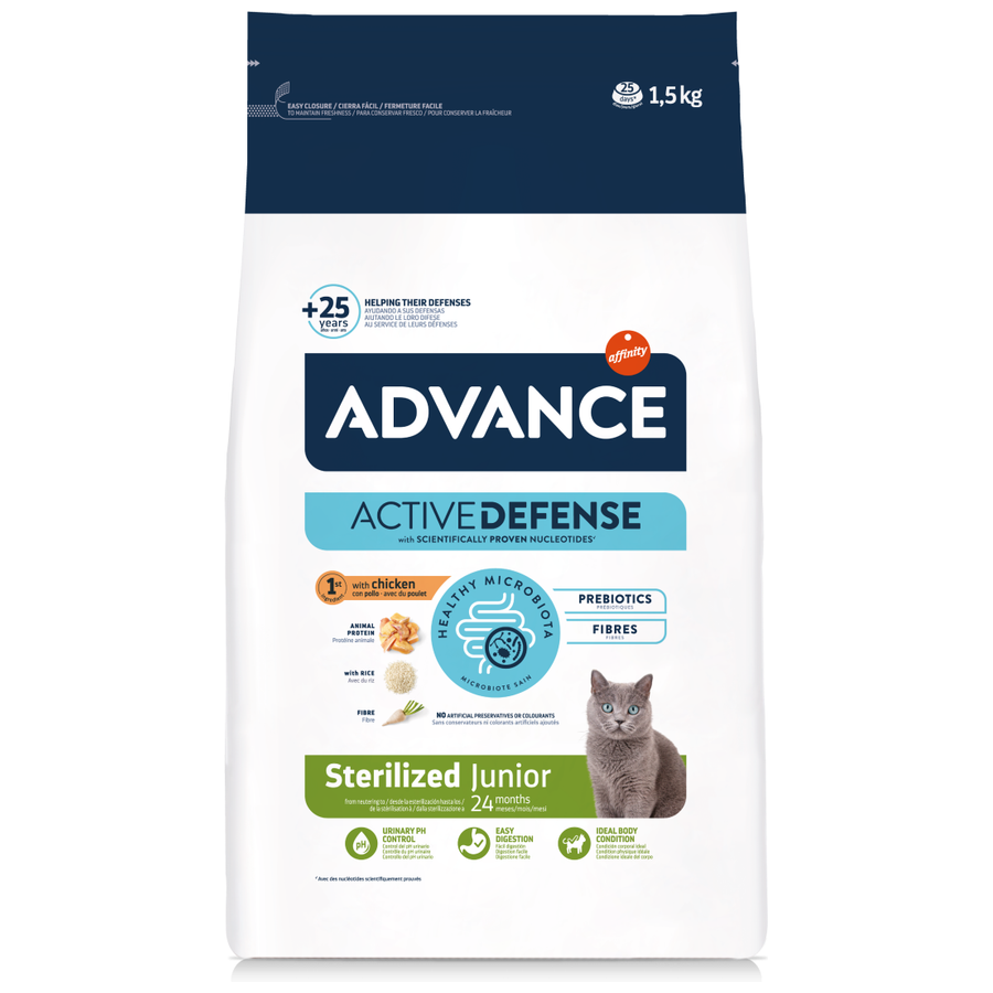 Advance Sterilized Junior Tavuklu 1,5 Kg Kısırlaştırılmış Yavru Kedi Maması