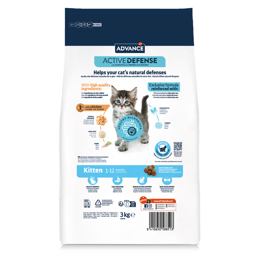 Advance Kitten Tavuklu 3 Kg Yavru Kedi Maması