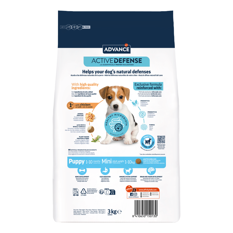 Advance Puppy Mini Tavuklu 3 Kg Küçük Irk Yavru Köpek Maması