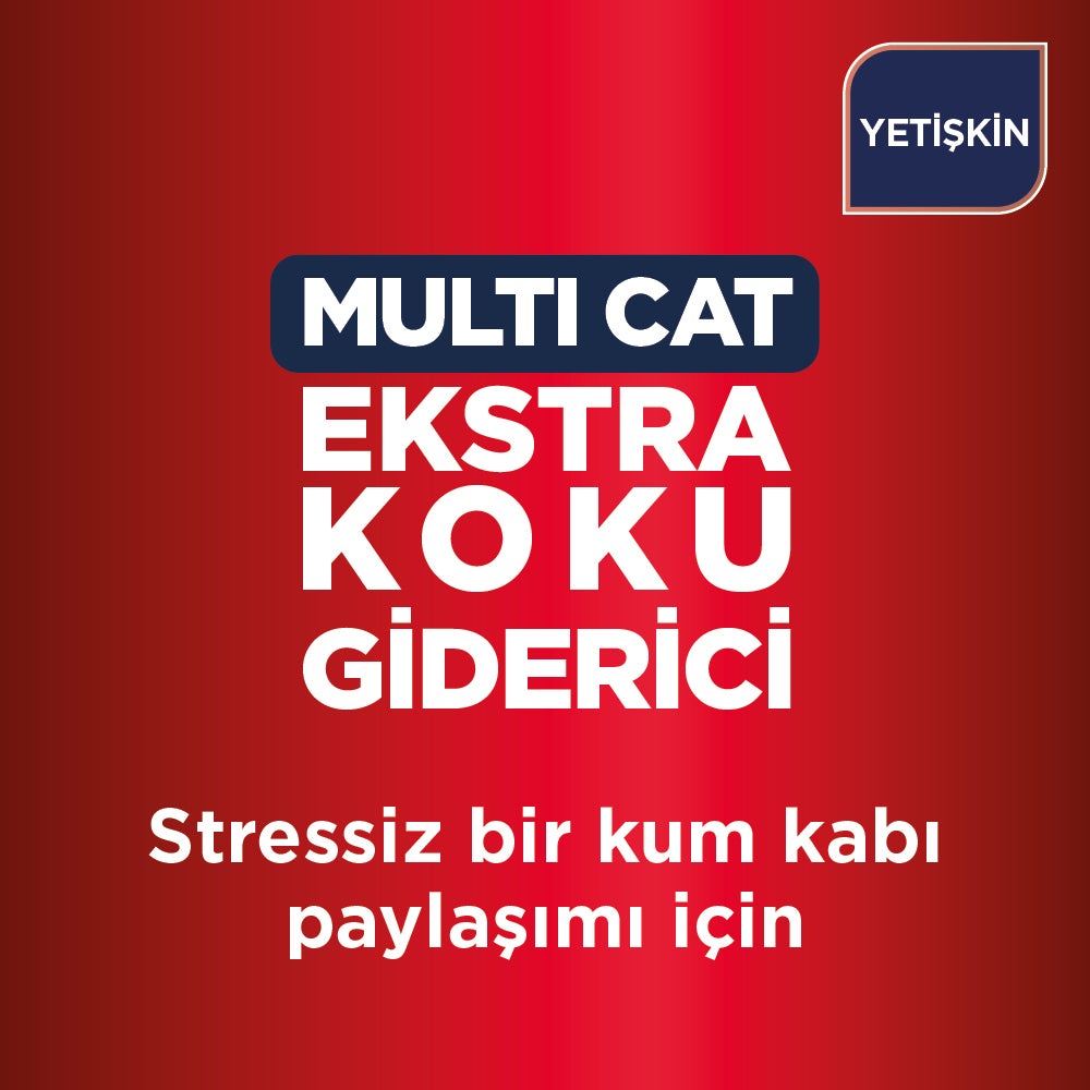 Ever Clean Multi Cat 10 LT Çok Kedili Evler İçin İnce Taneli Topaklanan Bentonit Kedi Kumu