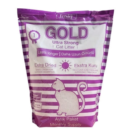Freshy Gold Eko 1,4 KG Silika Kristal Kedi Kumu