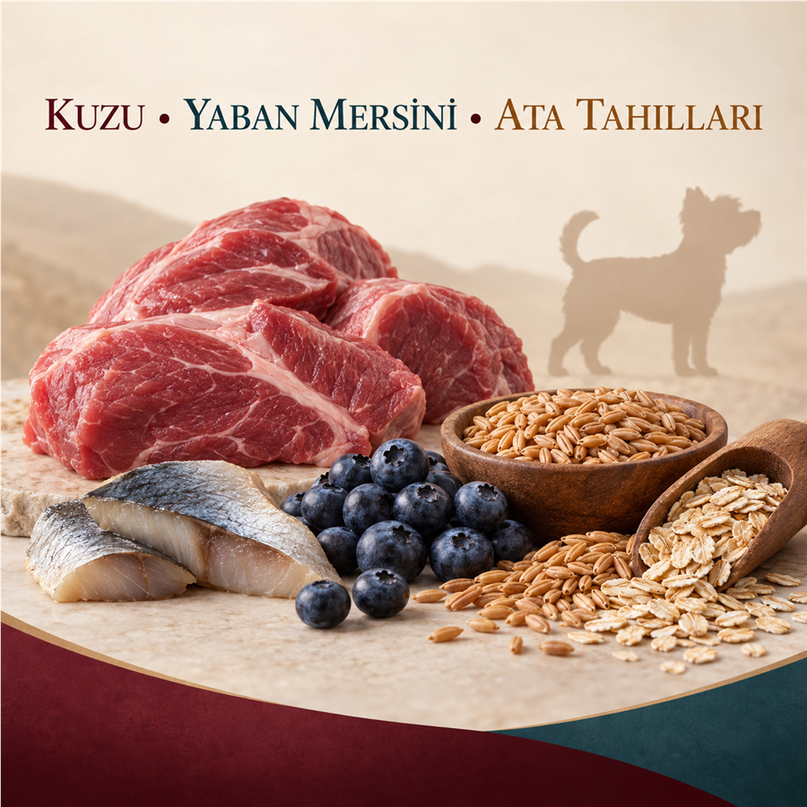 N&D Ancestral Grain غذای کم‌غلات سگ بالغ نژاد کوچک با بره و بلوبری 2.5 کیلوگرم