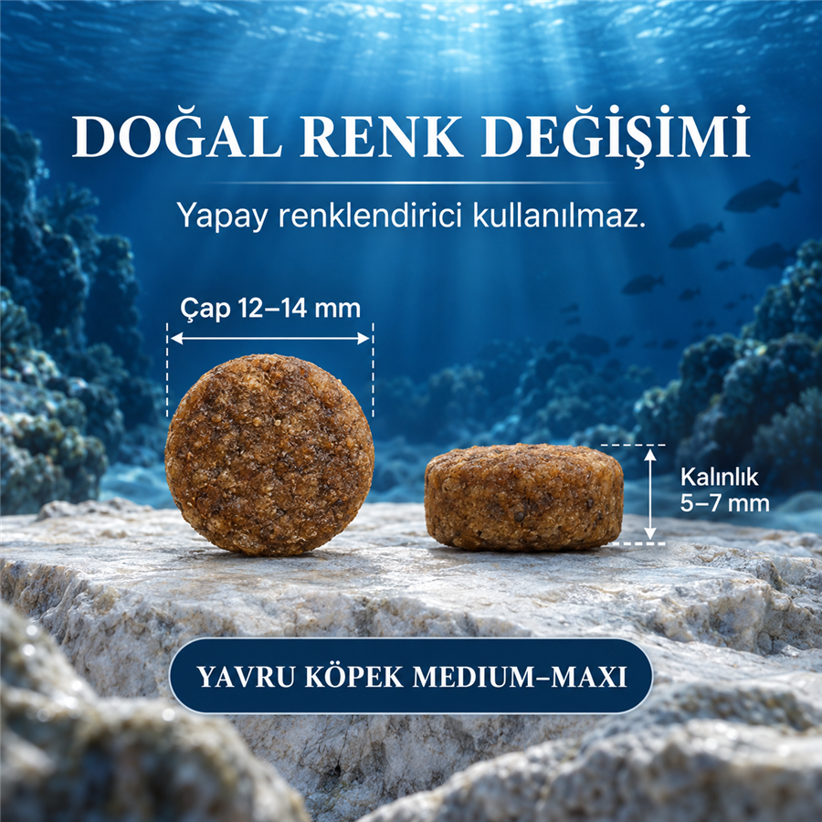N&D Ocean Tahılsız Morina Balıklı, Balkabaklı ve Kavunlu 12 Kg Orta ve Büyük Irk Yavru Köpek Maması