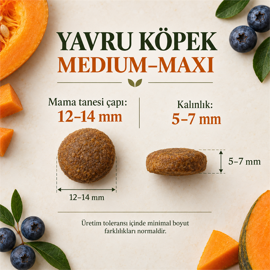 N&D Pumpkin غذای بدون غلات توله‌سگ نژاد متوسط و بزرگ با بره و کدو تنبل و بلوبری 2.5 کیلوگرم