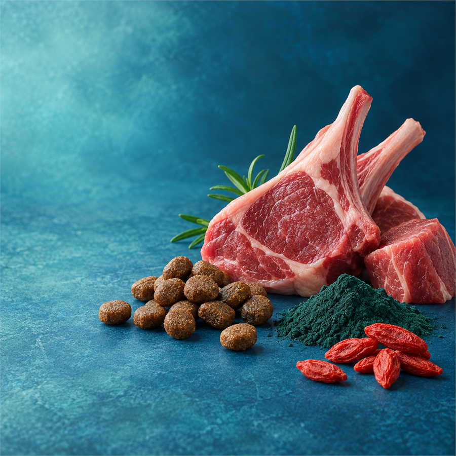 N&D Spirulina غذای توله سگ بره بدون دانه، اسپیرولینا و گوجی بری 2 Kg نژاد کوچک