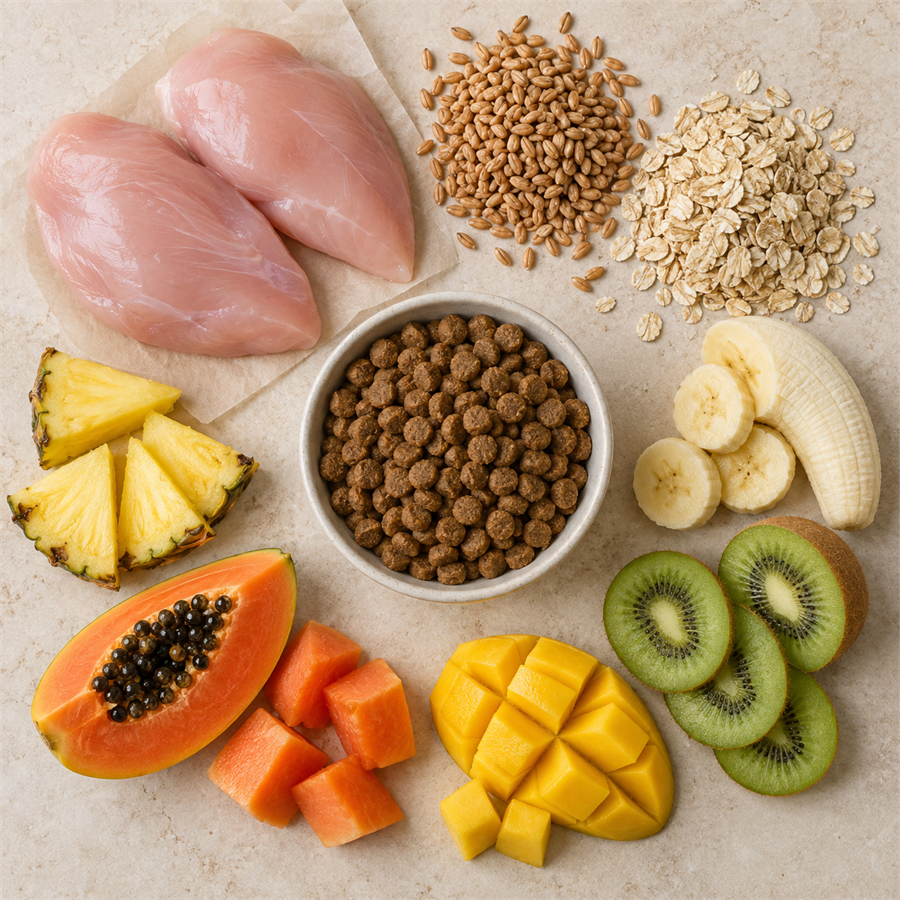 N&D Tropical Selection Tavuklu, Kavuzlu Buğdaylı, Yulaflı ve Tropikal Meyveli 1,5 Kg Yetişkin Kedi Maması