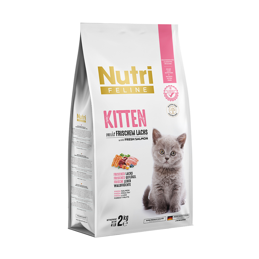 Nutri Feline Kitten 2 کیلوگرم غذای بچه‌گربه با سالمون