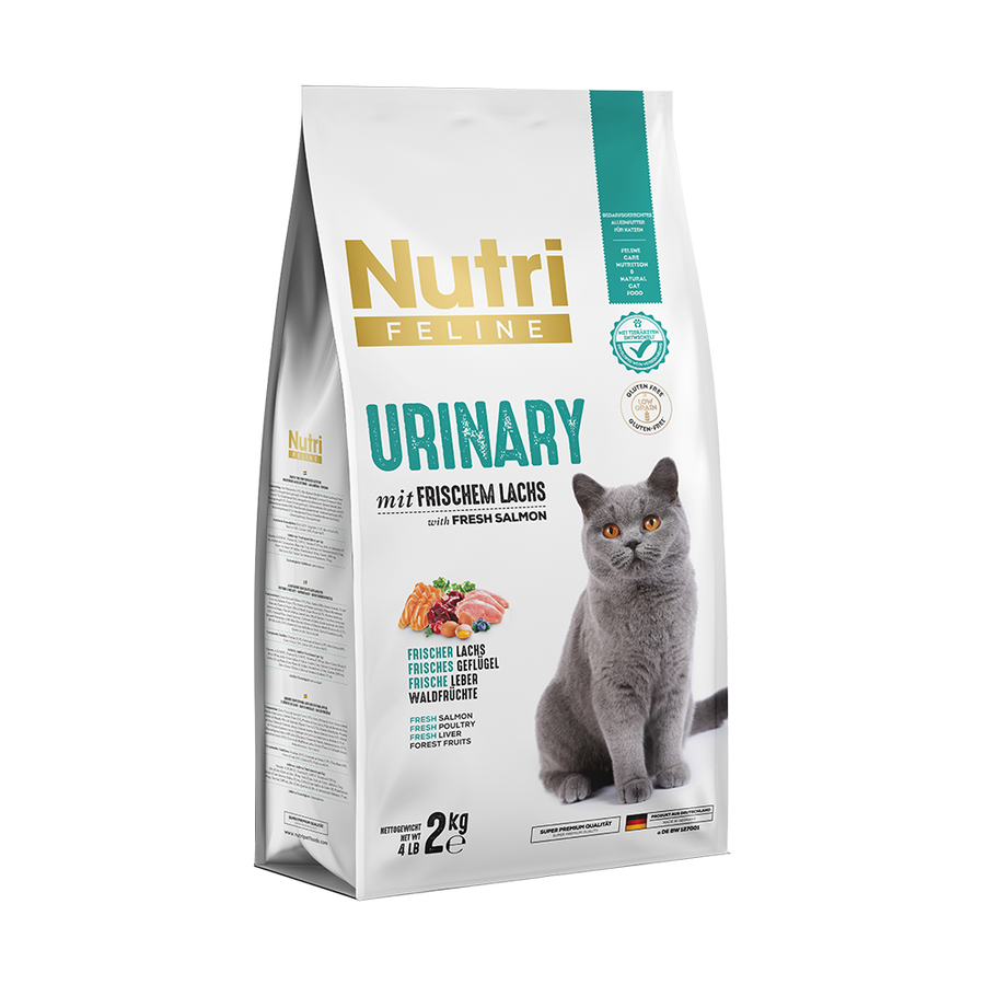 Nutri Feline Urinary 2 Kg Somonlu Düşük Tahıllı Yetişkin Kedi Maması