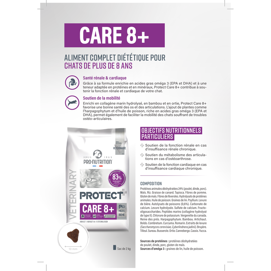 Pro Nutrition Protect Care 8+ Yaşlı Kediler İçin 2 Kg Kedi Maması