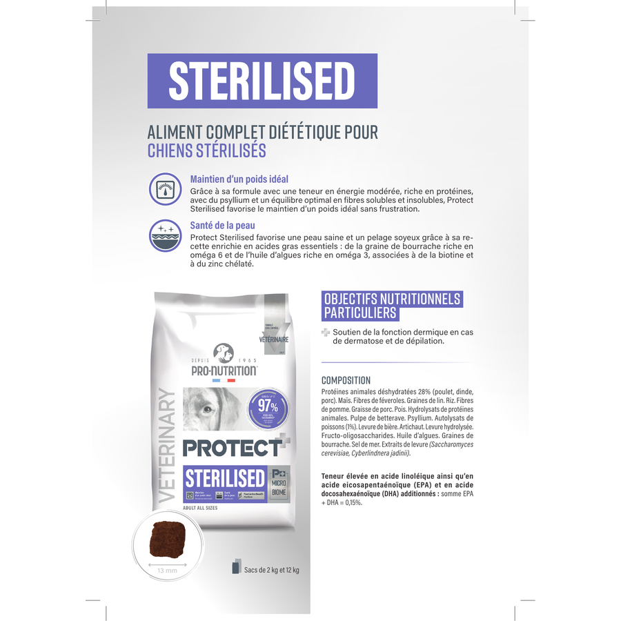 Pro Nutrition Protect Sterilised Kısırlaştırılmış 12 Kg Köpek Maması