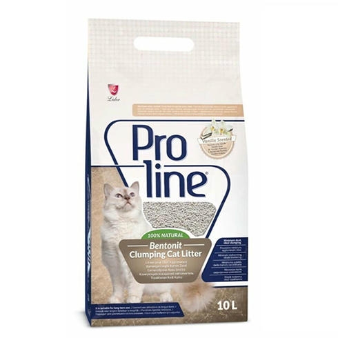 Proline Vanilya Kokulu 10 LT İnce Taneli Topaklanan Bentonit Kedi Kumu