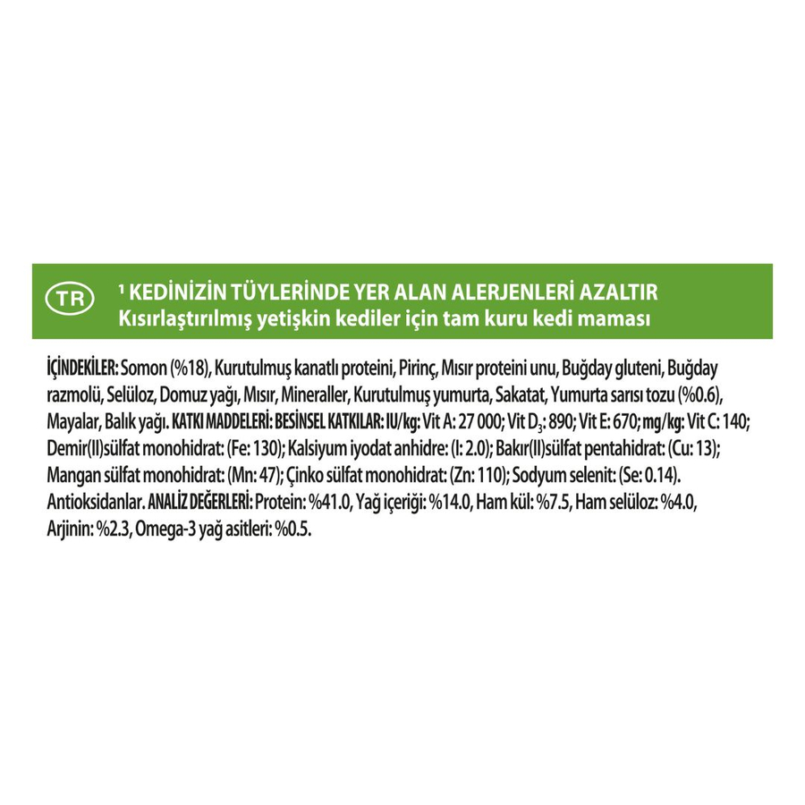 Purina Pro Plan LiveClear Sterilised Salmon 1,4 Kg Somonlu Kısırlaştırılmış Kedi Maması