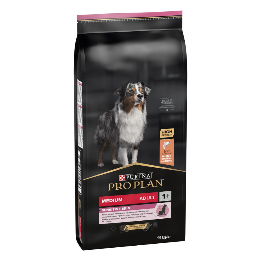 Purina Pro Plan Medium Adult Sensitive Skin Salmon 14+2,5 Kg Bonus Paket Somonlu Orta Irk Yetişkin Köpek Maması