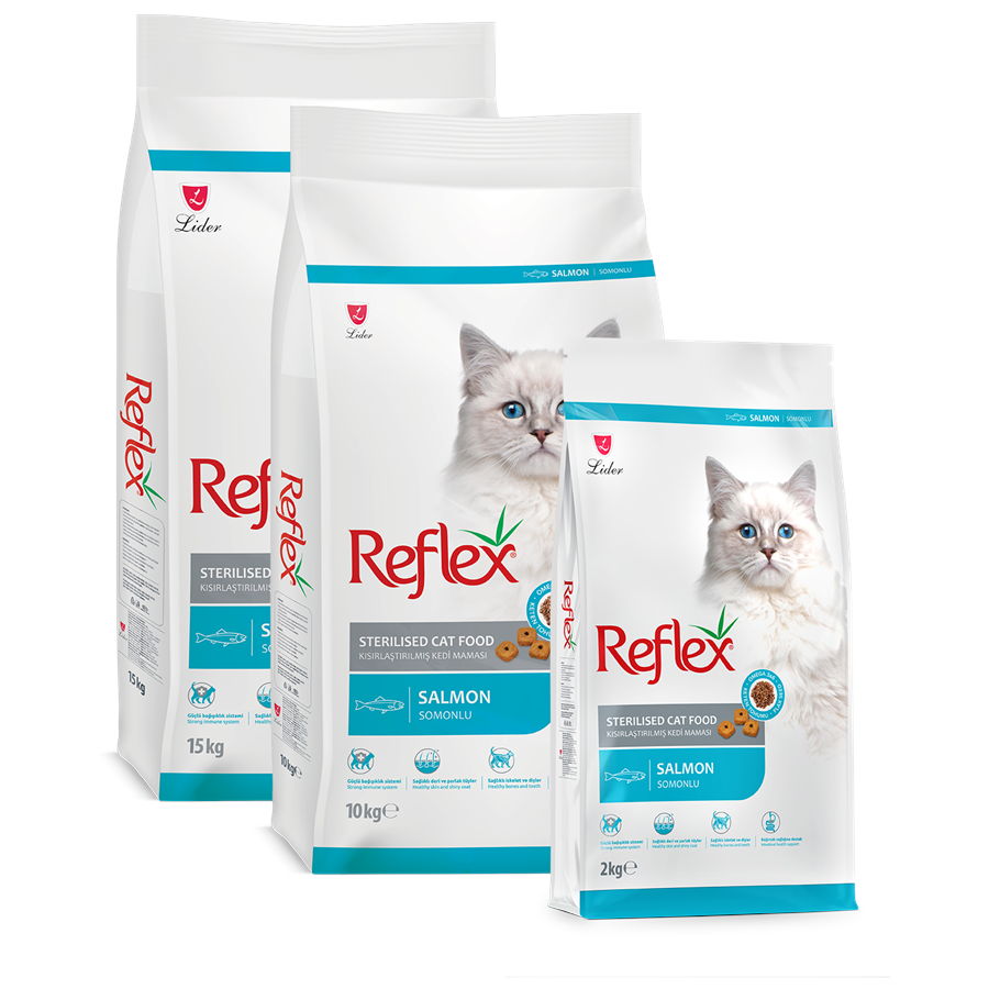 Reflex Somonlu 2 Kg Kısırlaştırılmış Yetişkin Kedi Maması
