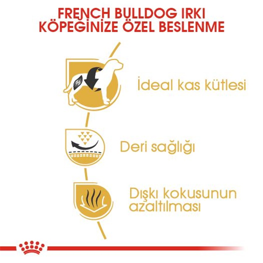 Royal Canin French Bulldog Adult 3 کیلوگرم غذای سگ بالغ
