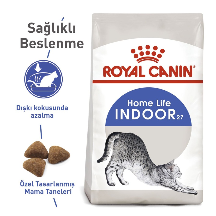 Royal Canin Indoor 27 2 کیلوگرم غذای گربه بالغ