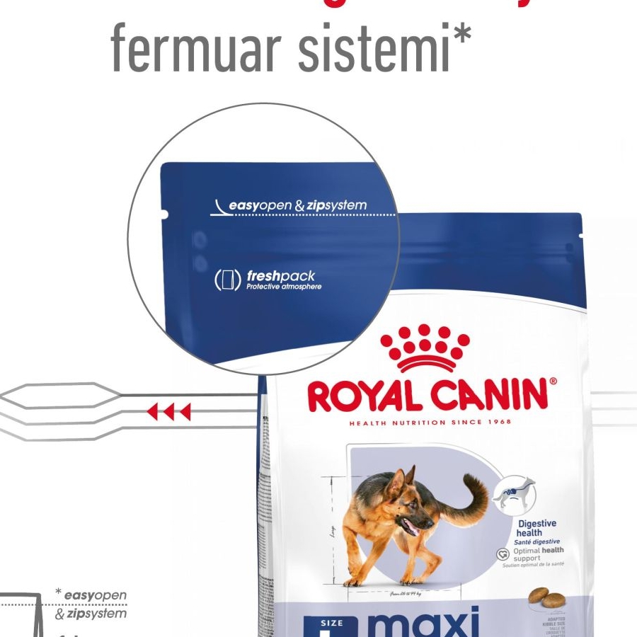 Royal Canin Maxi Adult 15 کیلوگرم غذای سگ بالغ نژاد بزرگ