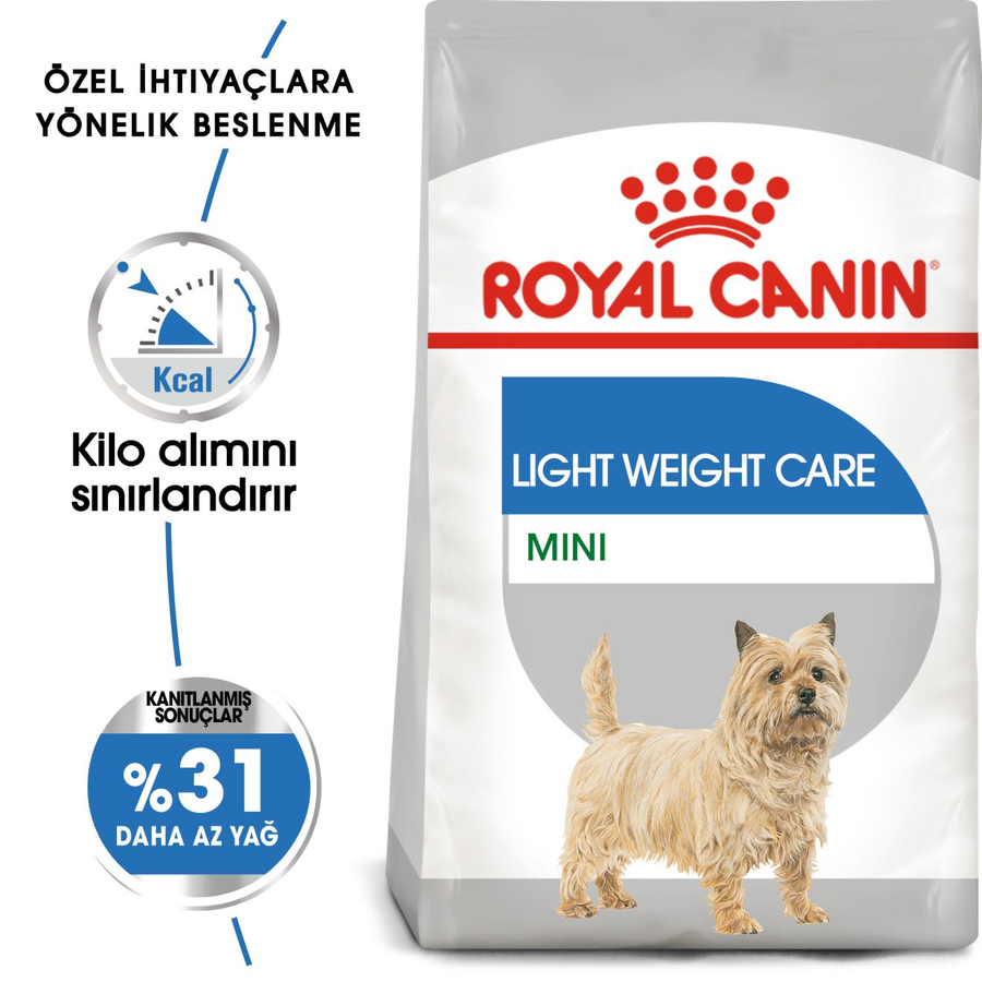 Royal Canin Mini Light Weight Care 3 Kg Küçük Irk Light Yetişkin Köpek Maması