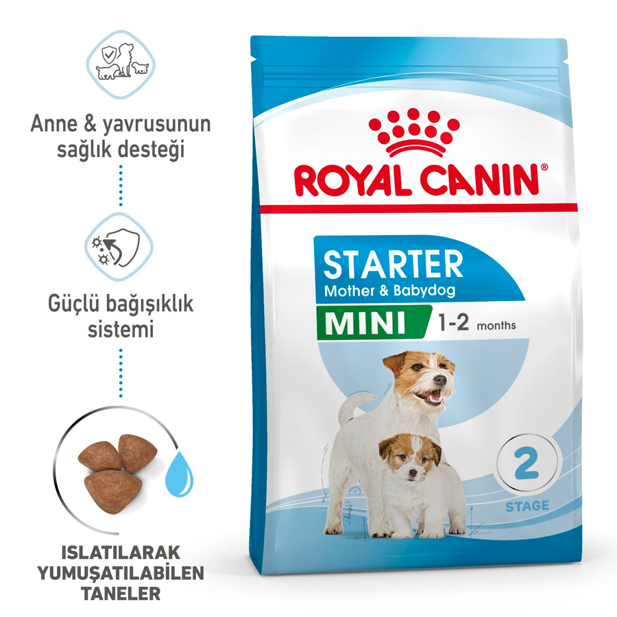 Royal Canin Mini Starter Mother & Babydog 1 Kg Küçük Irk Anne ve Yavru Köpek Maması