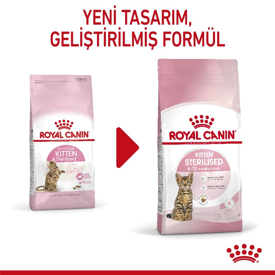 Royal Canin Sterilised Kitten 2 kg غذای بچه گربه عقیم شده