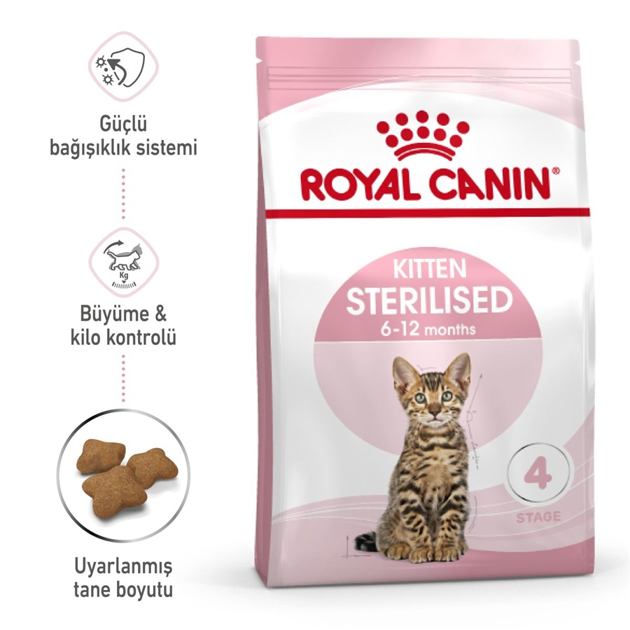 Royal Canin Sterilised Kitten 2 kg غذای بچه گربه عقیم شده