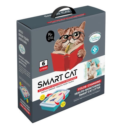 Smart Cat Akıllı Erken Teşhis Bahar Kokulu 6 LT İnce Taneli Topaklanan Bentonit Kedi Kumu