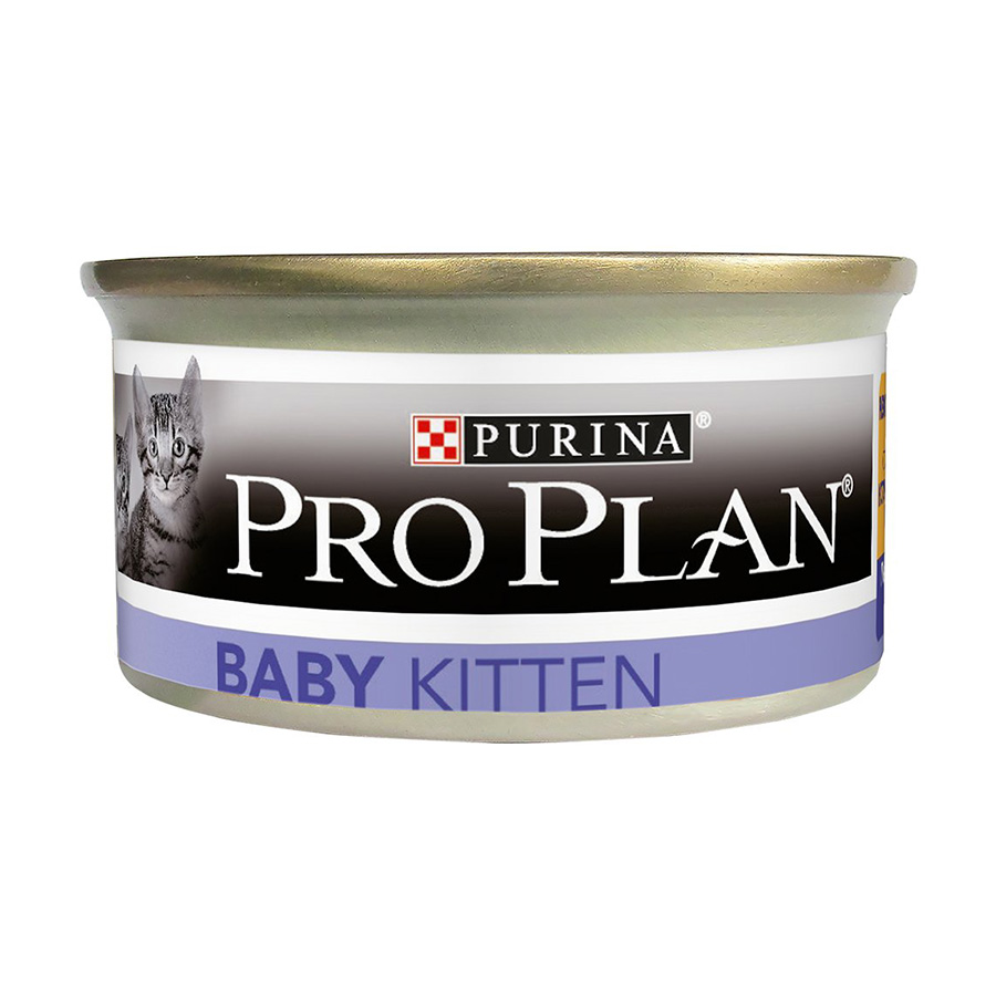 Pro Plan Baby Kitten غذای مرطوب گربه با مرغ 85 Gr