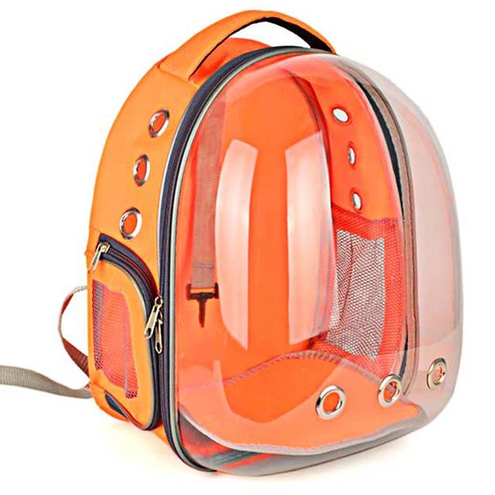 Pet Pretty Bacco Milano Astronot Kedi-Köpek Taşıma Çantası 32x25x42cm Turuncu