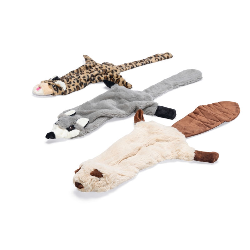 Karlie Peluş Hayvan Figürlü Köpek Oyuncağı (Karışık Renk/Çeşitlerde)